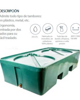 Pallet Antiderrame para 2 Tambores